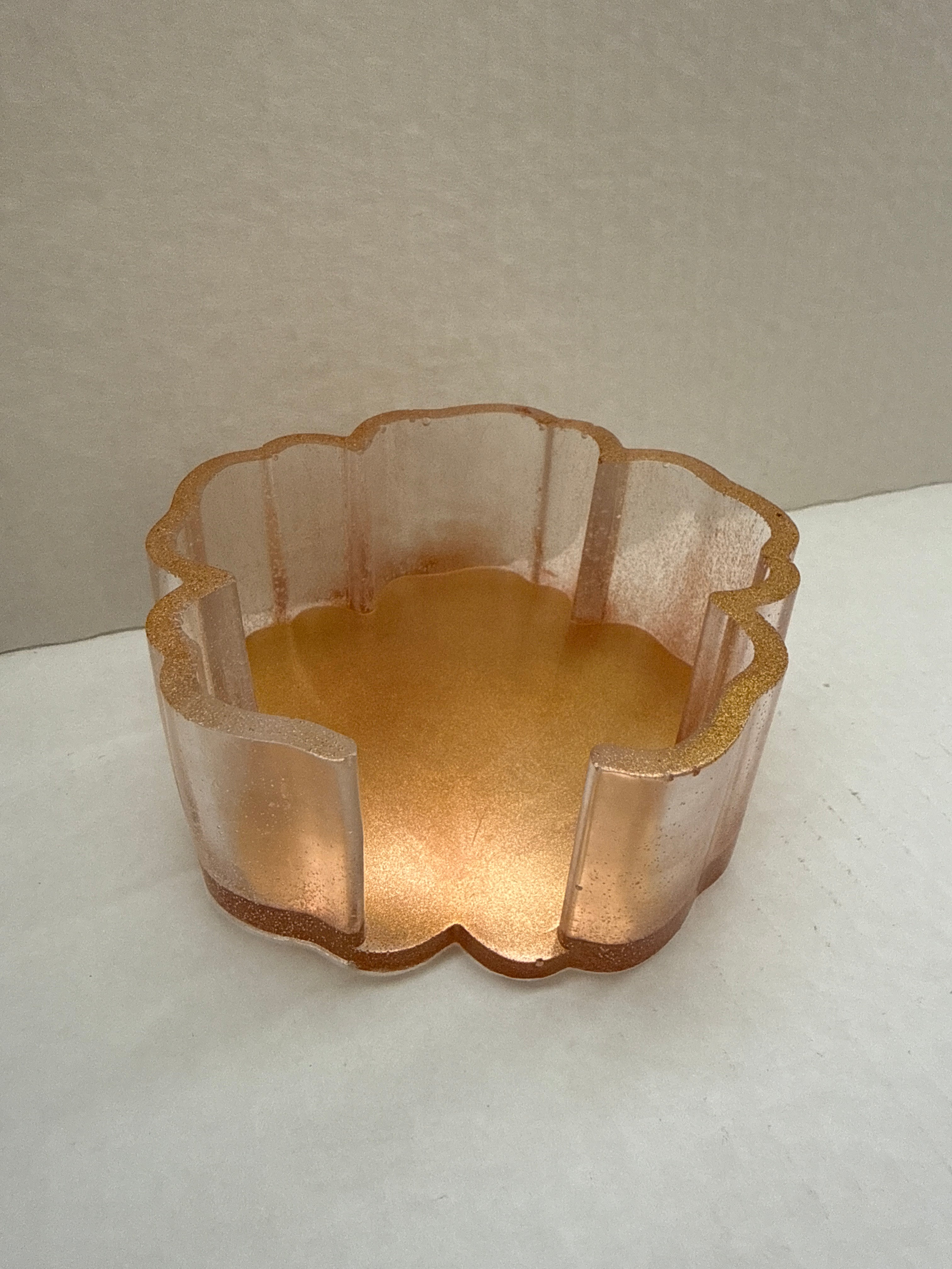 5 piece flower petal coaster set