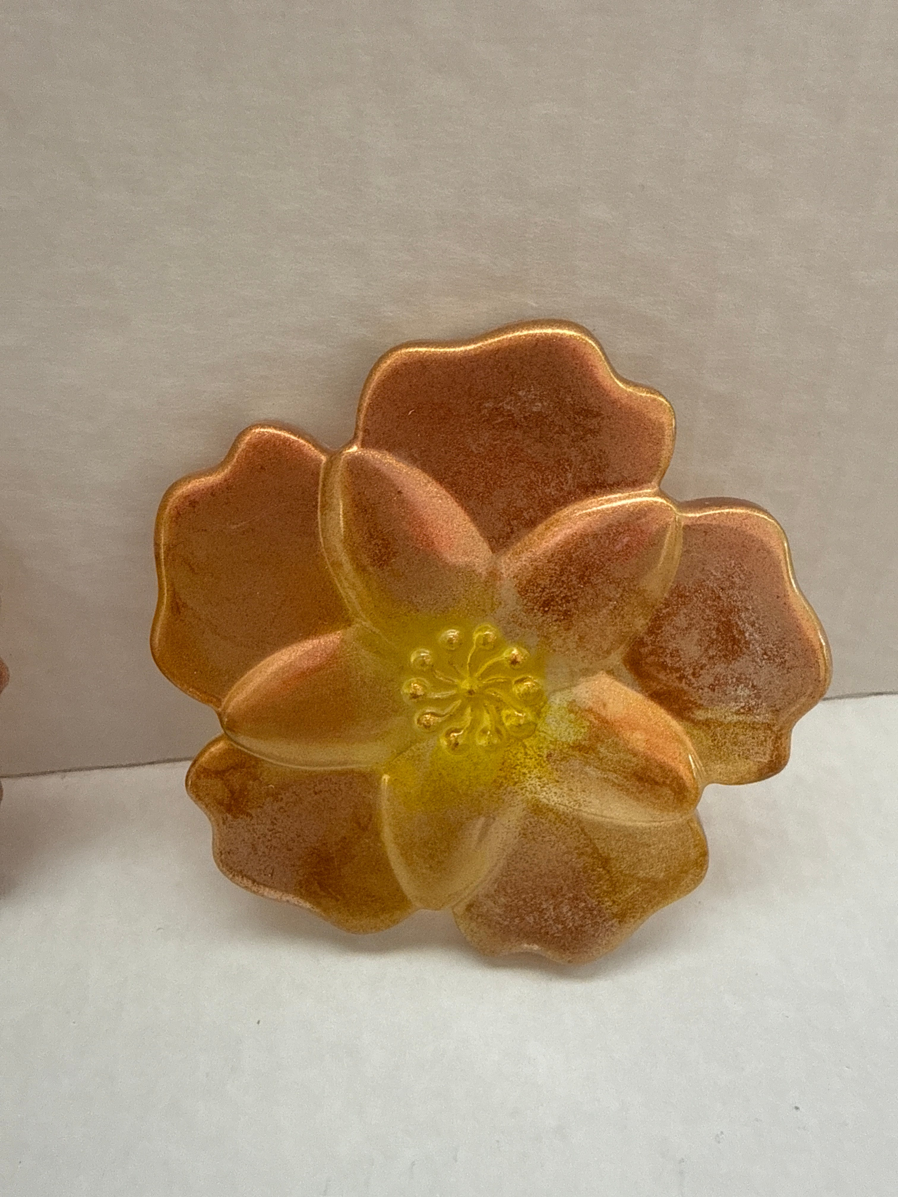 5 piece flower petal coaster set