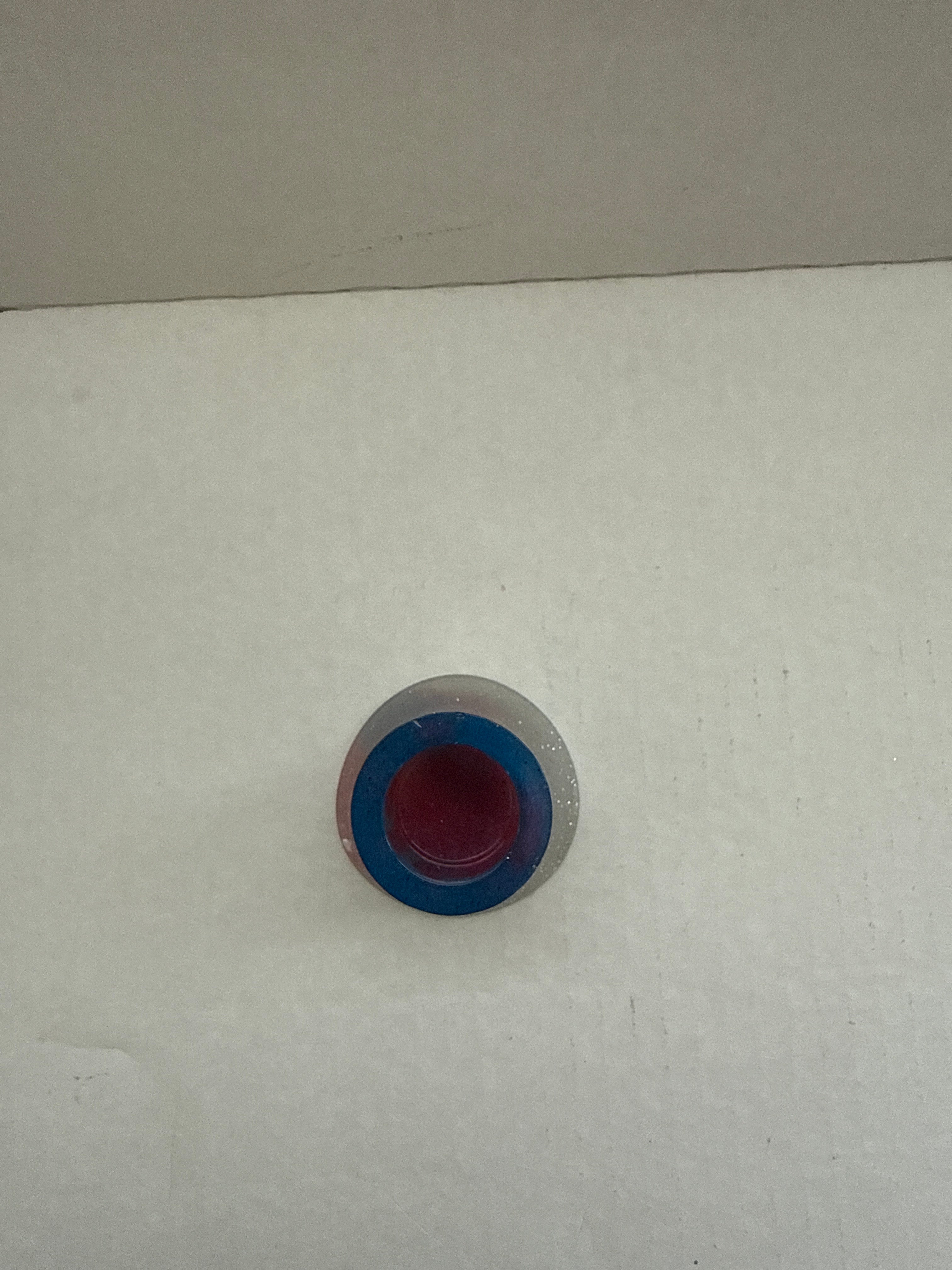 Resin Art Candle Display – 3‑Piece Holder Set