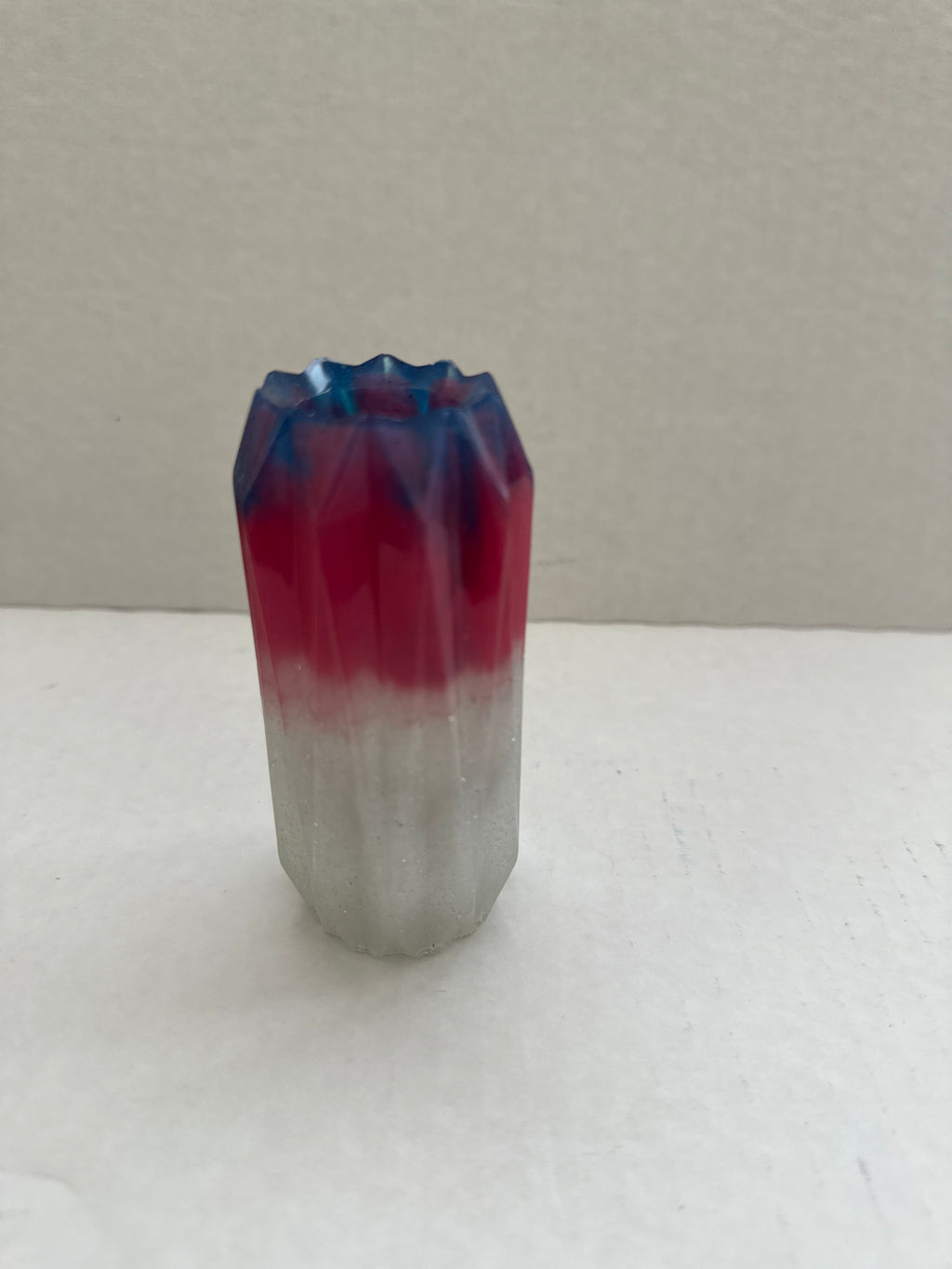 Resin Art Candle Display – 3‑Piece Holder Set