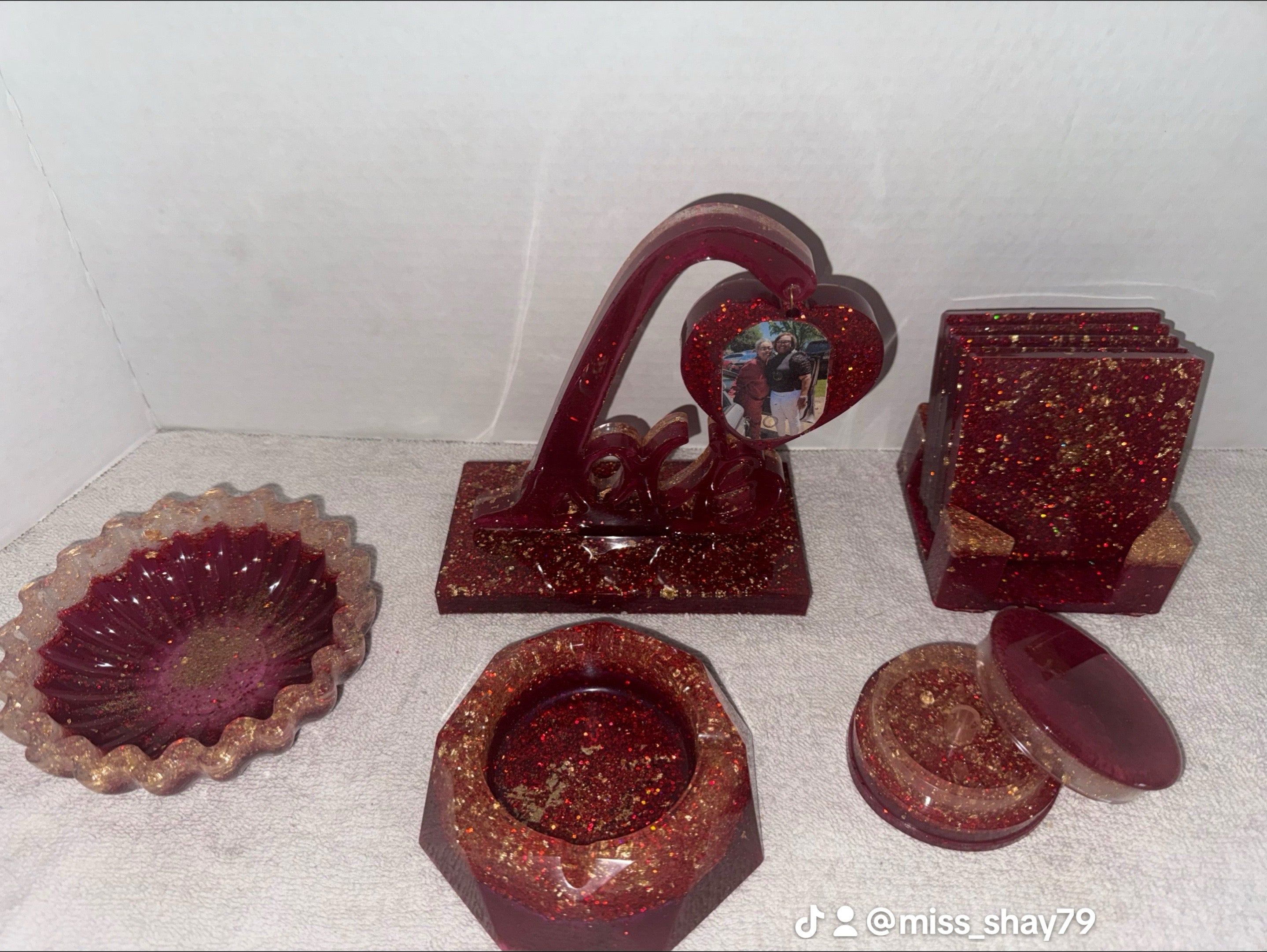 Personalized Red and Bougie Collection