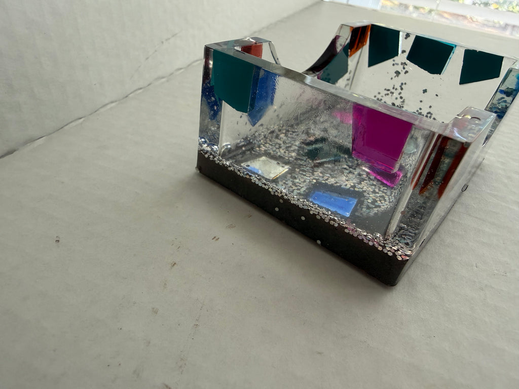 Mosaic Bowl and Coaster Set