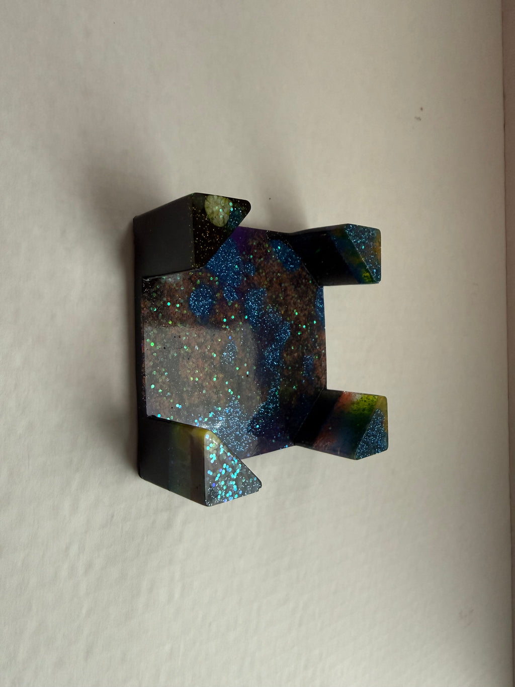 NORTHERN NIGHT LIGHTS — 4‑Piece Coaster & Holder Set