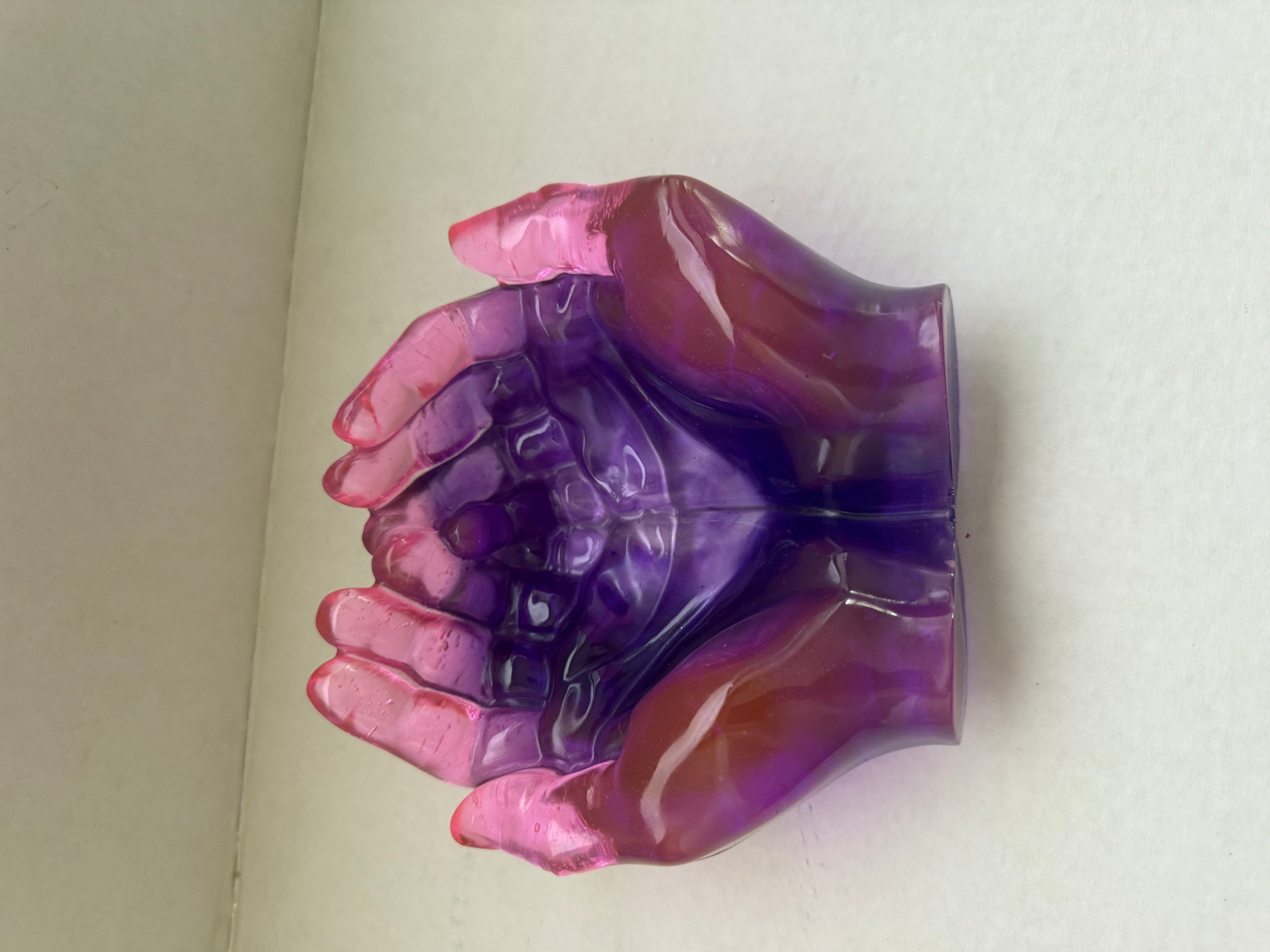 Resin Offering Hands – Statement Art Piece