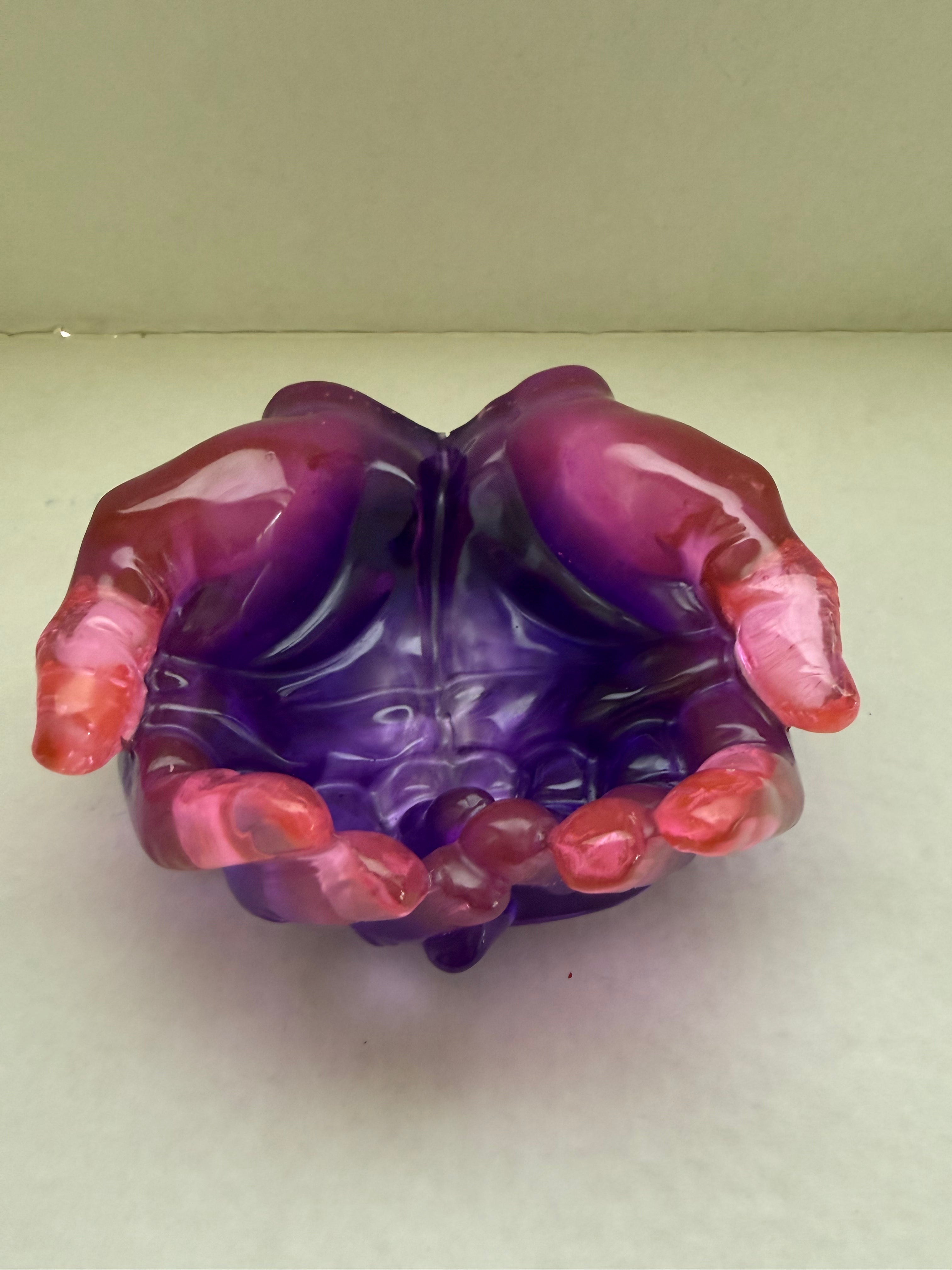 Resin Offering Hands – Statement Art Piece