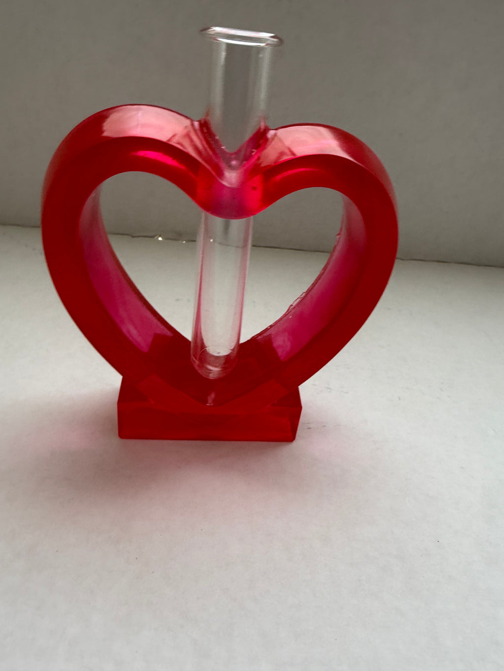 Heart Bloom Single‑Stem Vase