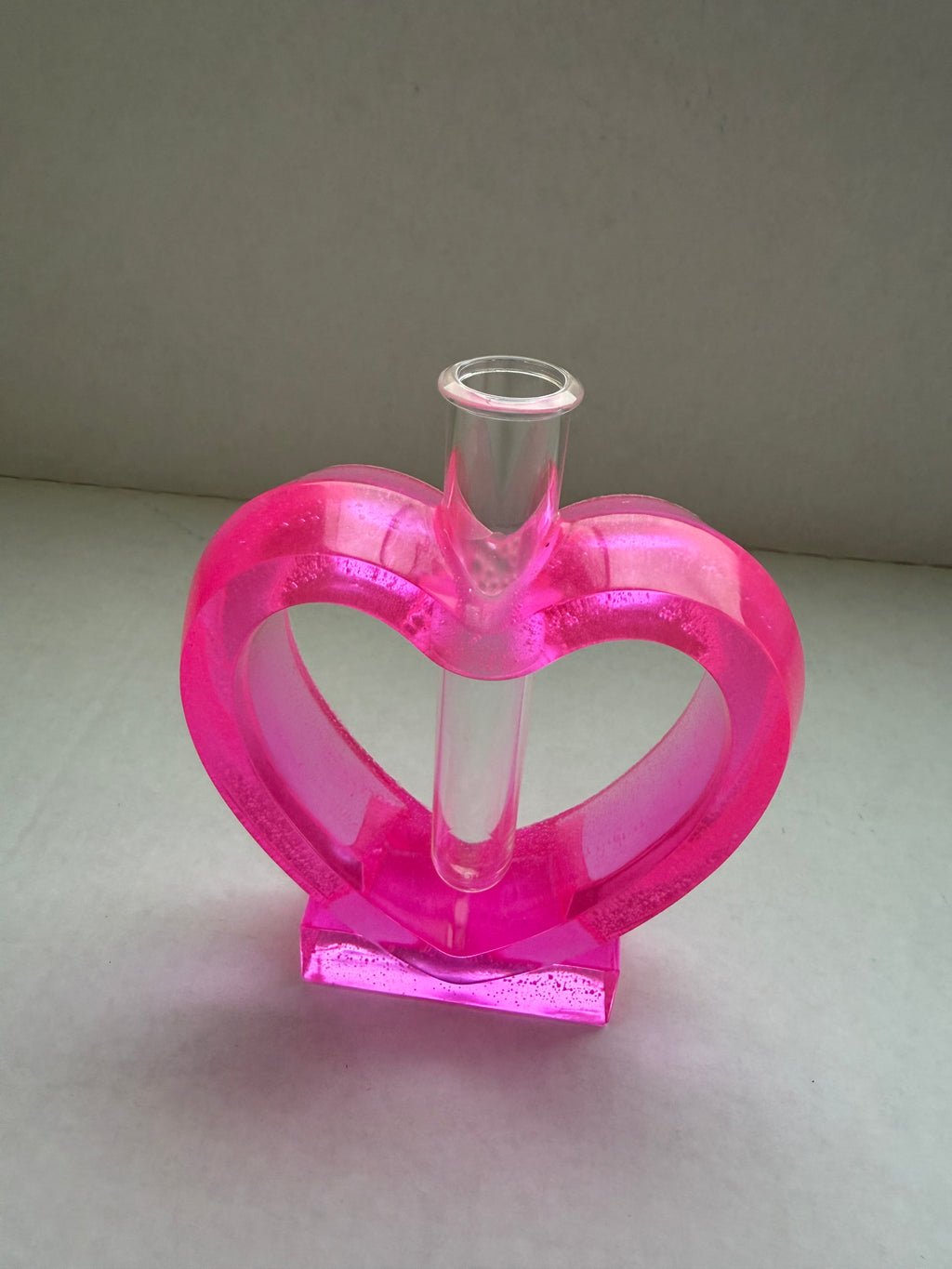 Heart Bloom Single‑Stem Vase