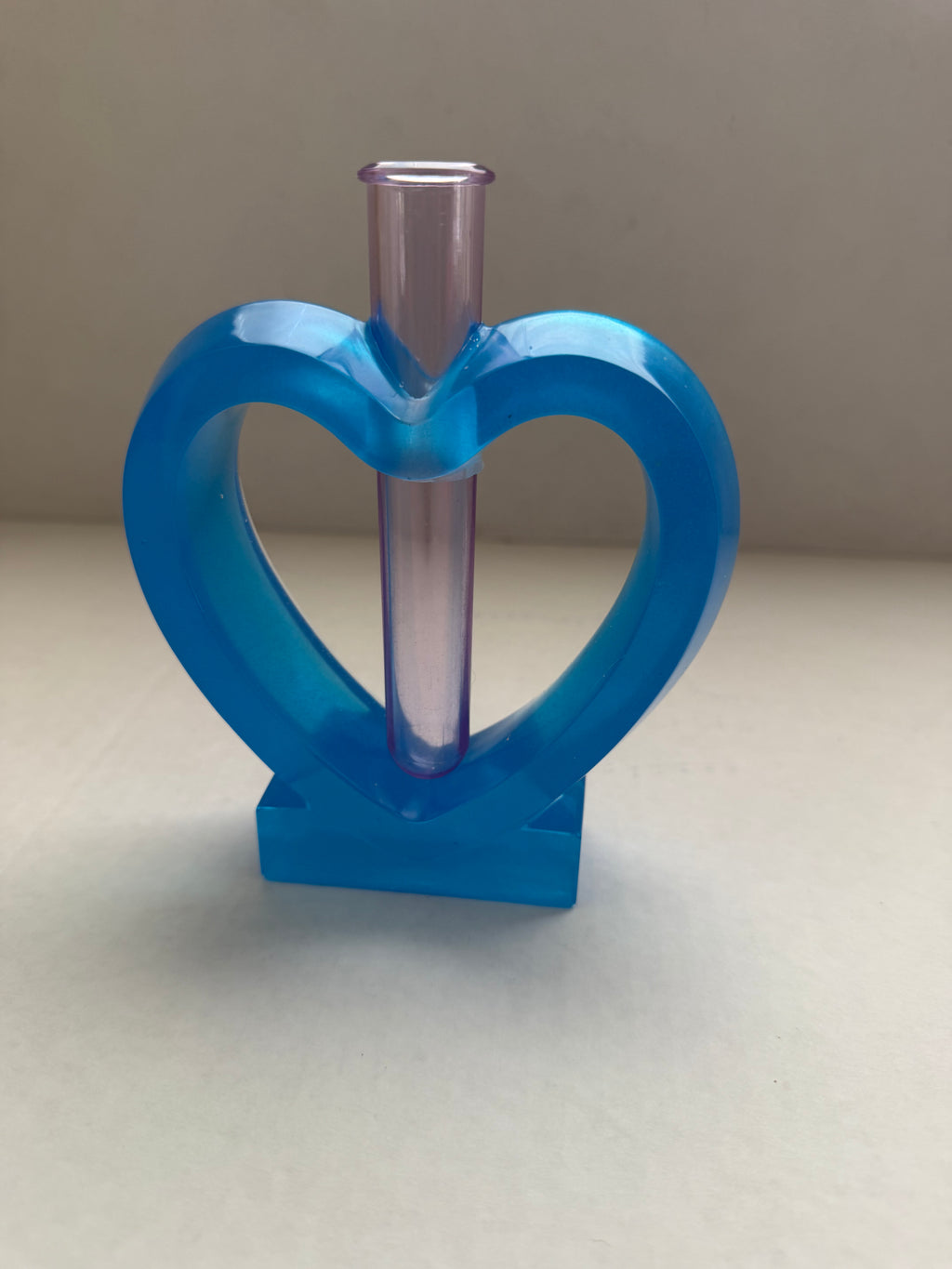 Heart Bloom Single‑Stem Vase