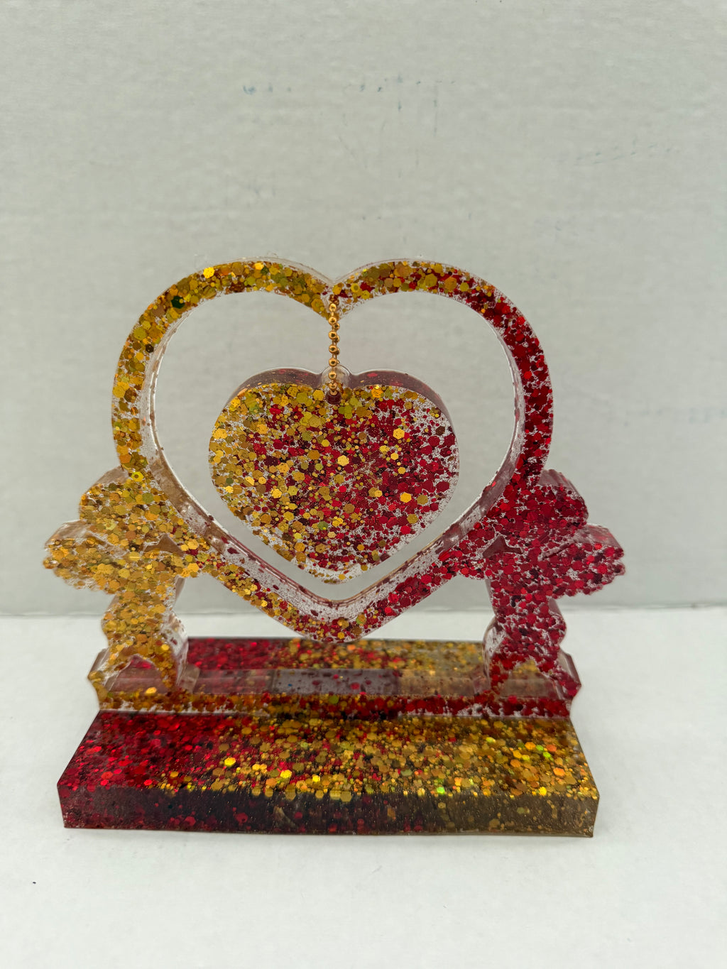 Love Arrow Heart Sculpture