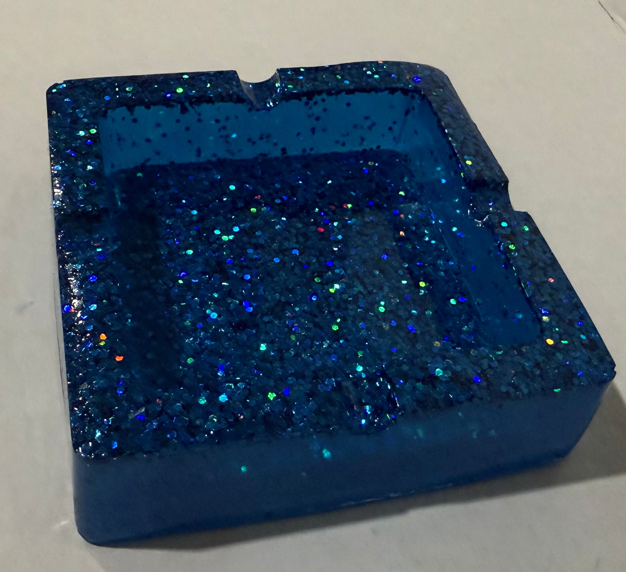 All That Glitters: Dark Neon Ashtray & Grinder Set